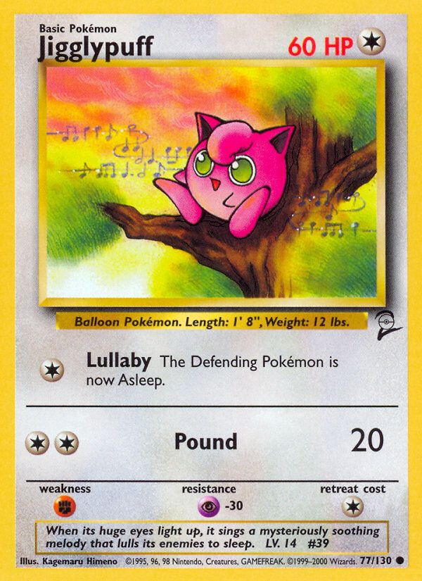 Jigglypuff (77/130) [Base Set 2] | Silver Goblin