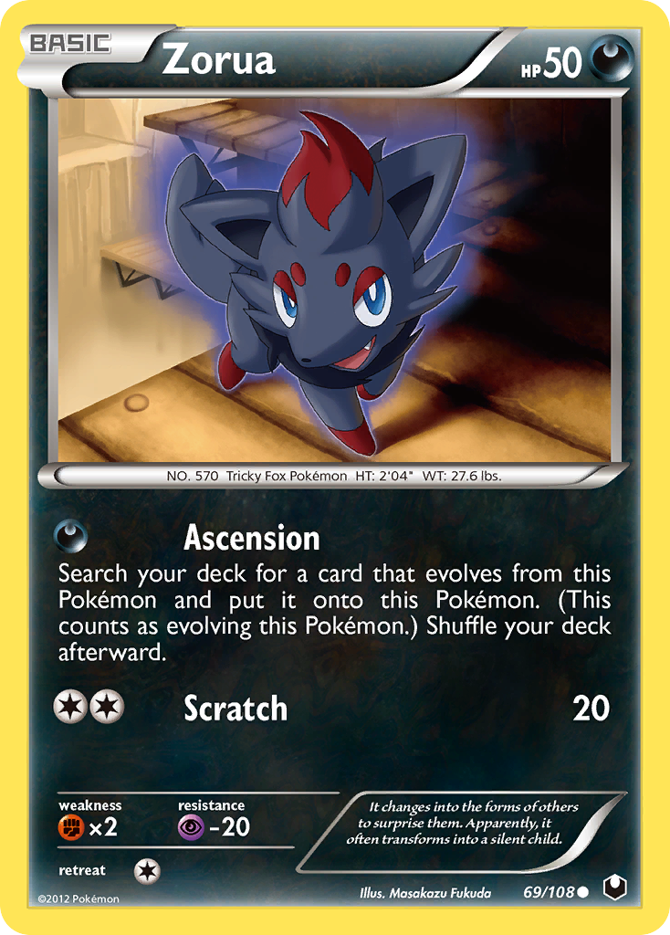 Zorua (69/108) [Black & White: Dark Explorers] | Silver Goblin