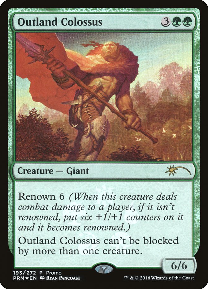 Outland Colossus [Resale Promos] | Silver Goblin