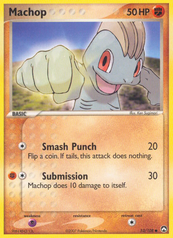 Machop (53/108) [EX: Power Keepers] | Silver Goblin