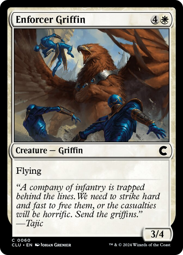 Enforcer Griffin [Ravnica: Clue Edition] | Silver Goblin