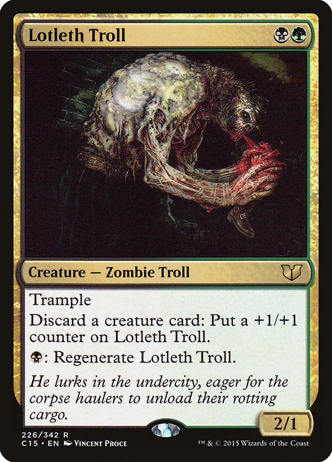 Lotleth Troll [Commander 2015] | Silver Goblin