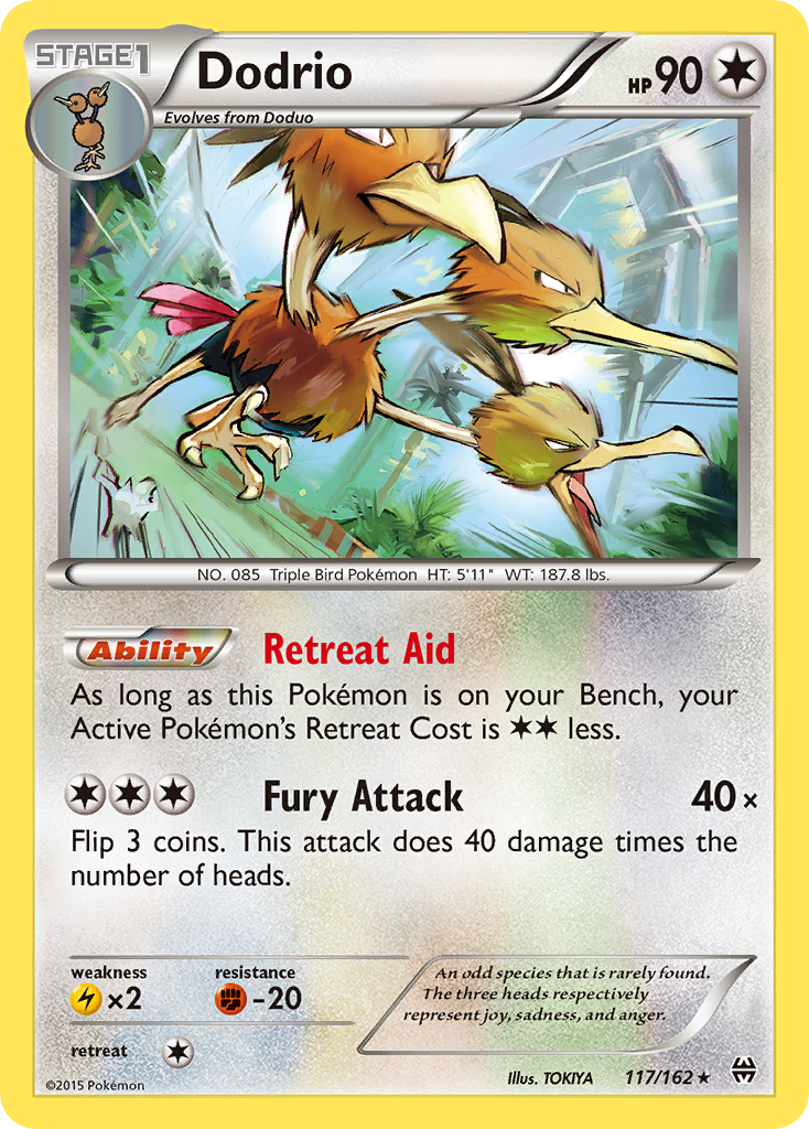 Dodrio (117/162) [XY: BREAKthrough] | Silver Goblin