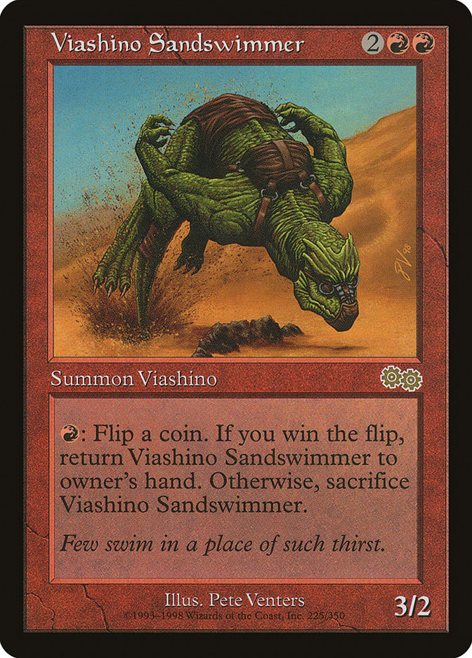 Viashino Sandswimmer [Urza's Saga] | Silver Goblin