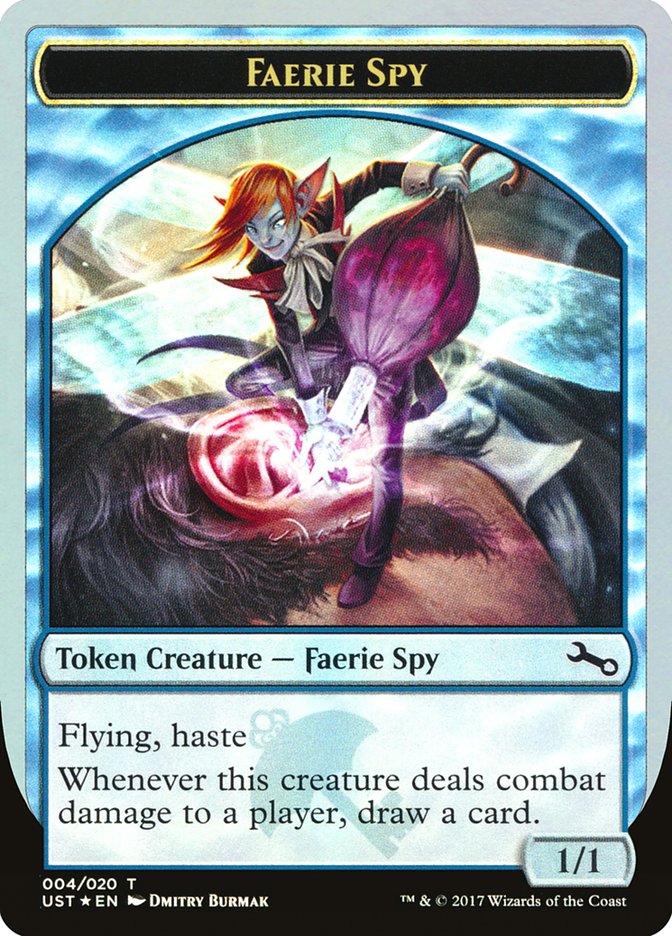 Faerie Spy Token [Unstable Tokens] | Silver Goblin