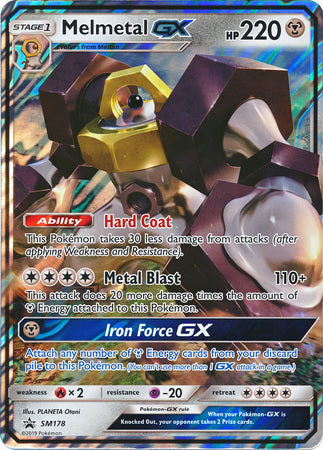 Melmetal GX (SM178) (Jumbo Card) [Sun & Moon: Black Star Promos] | Silver Goblin