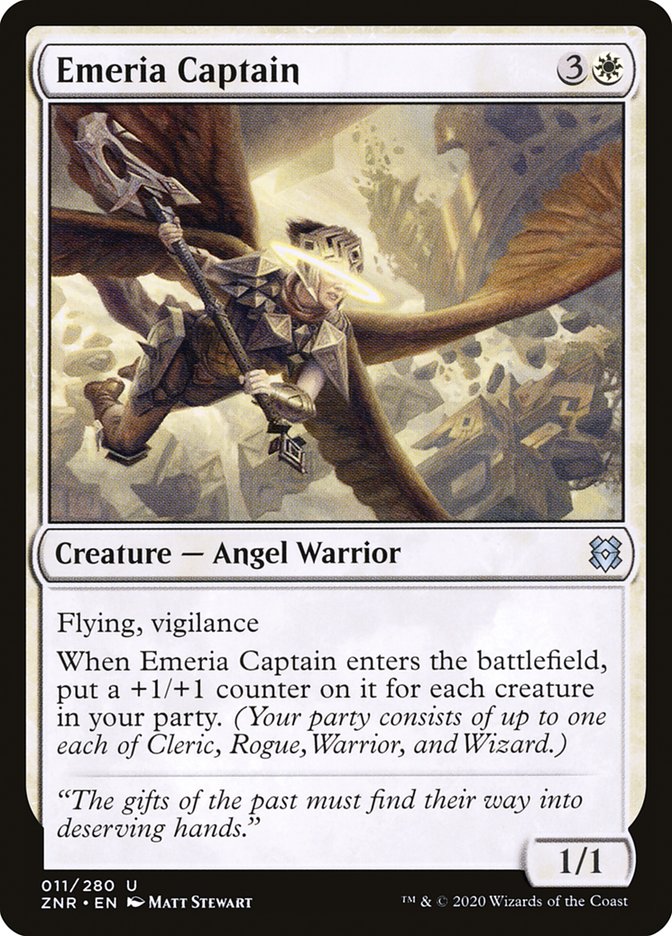 Emeria Captain [Zendikar Rising] | Silver Goblin