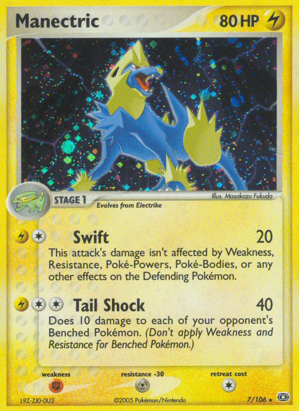 Manectric (7/106) [EX: Emerald] | Silver Goblin