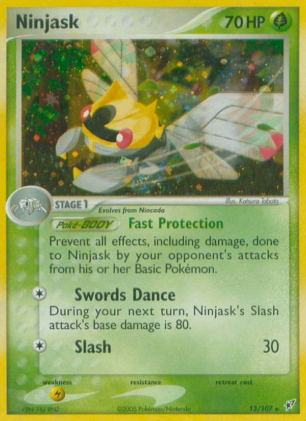 Ninjask (13/107) [EX: Deoxys] | Silver Goblin