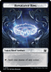 Food // Replicated Ring Double-Sided Token [March of the Machine Commander Tokens] | Silver Goblin