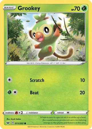 Grookey (011/202) (Premium Collection) [Sword & Shield: Base Set] | Silver Goblin