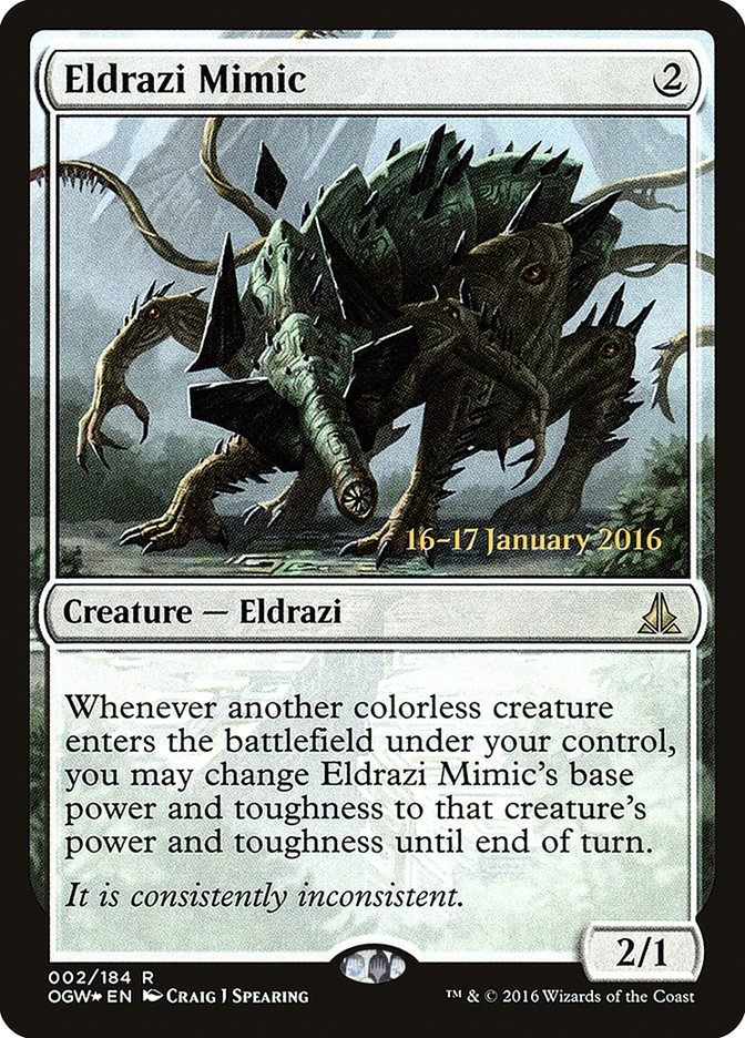 Eldrazi Mimic [Oath of the Gatewatch Prerelease Promos] | Silver Goblin