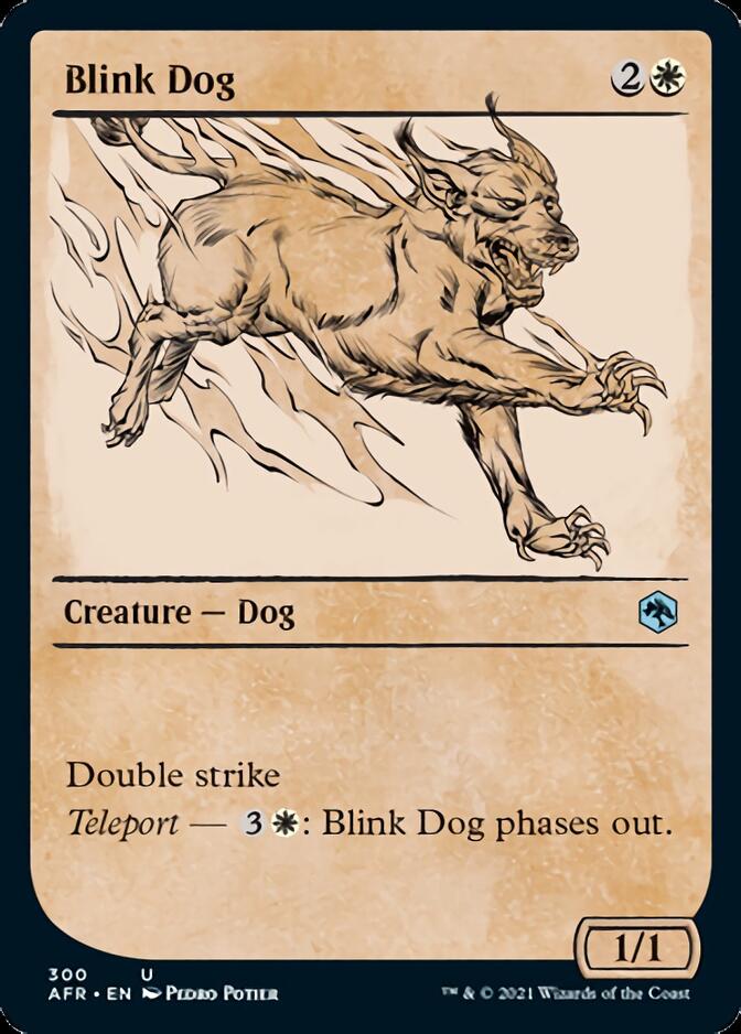 Blink Dog (Showcase) [Dungeons & Dragons: Adventures in the Forgotten Realms] | Silver Goblin
