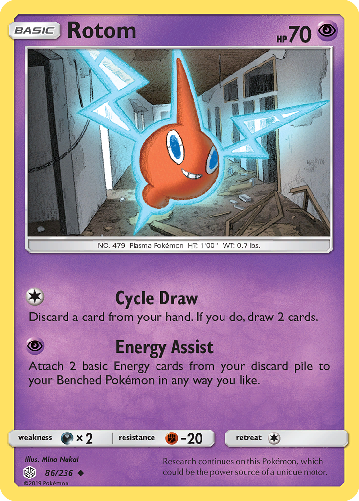 Rotom (86/236) [Sun & Moon: Cosmic Eclipse] | Silver Goblin