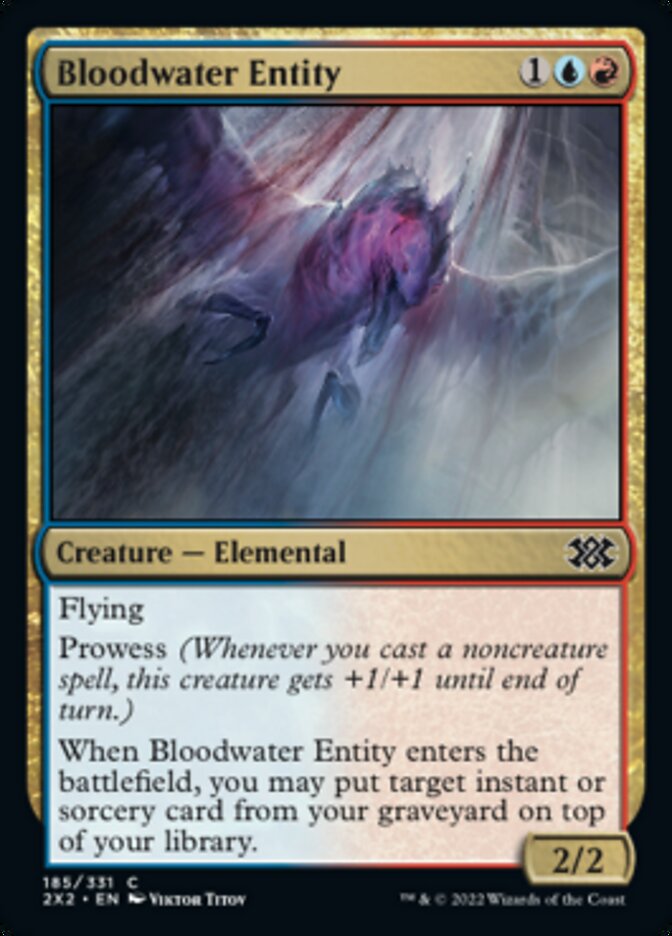 Bloodwater Entity [Double Masters 2022] | Silver Goblin