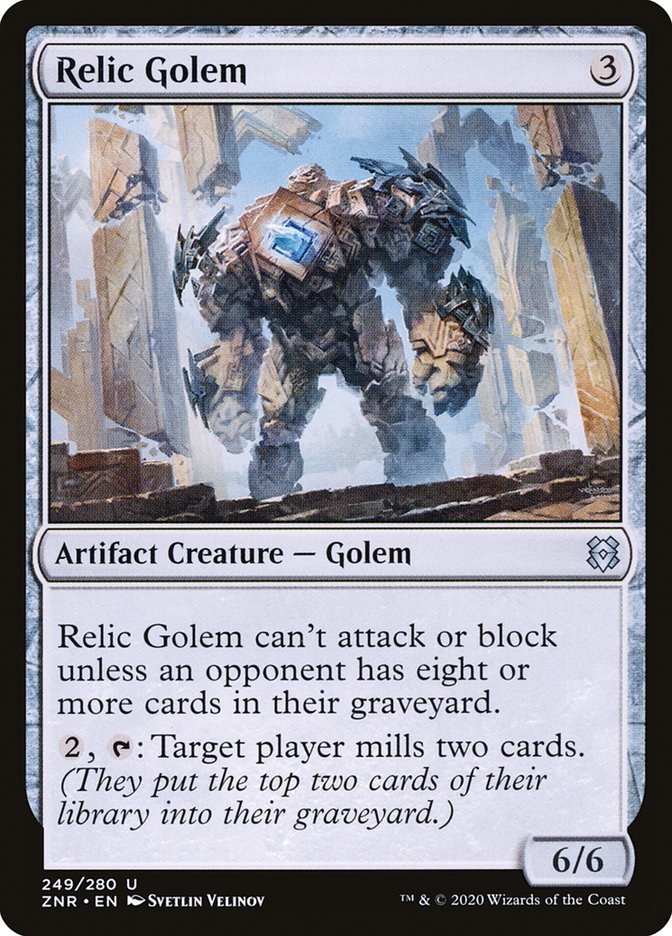 Relic Golem [Zendikar Rising] | Silver Goblin