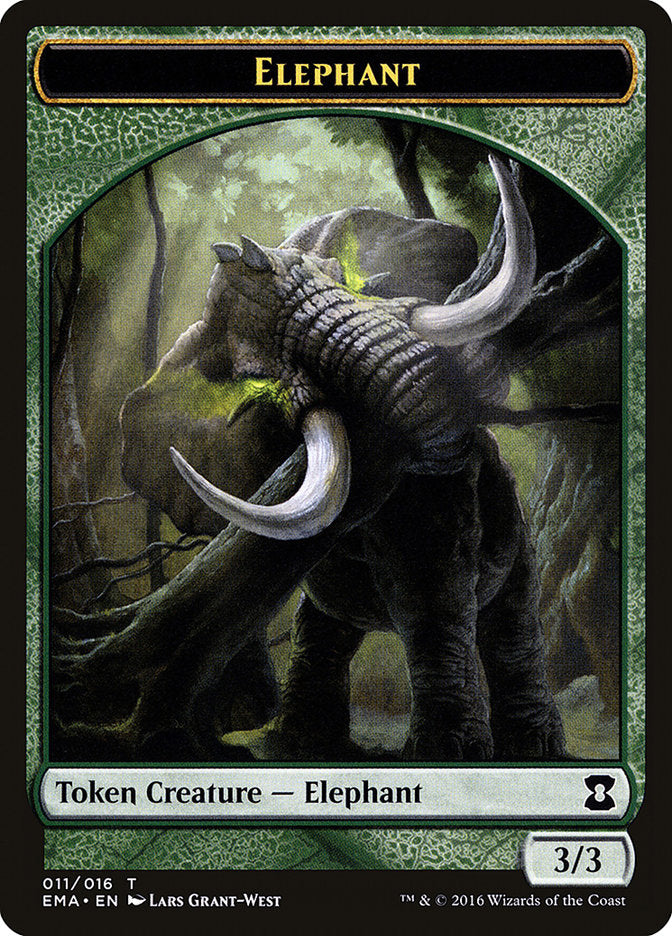 Elephant Token [Eternal Masters Tokens] | Silver Goblin