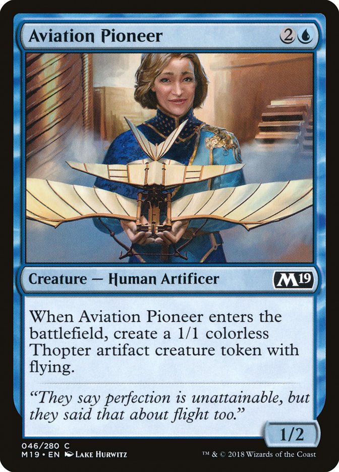 Aviation Pioneer [Core Set 2019] | Silver Goblin