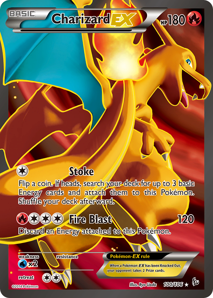 Charizard EX (100/106) [XY: Flashfire] | Silver Goblin