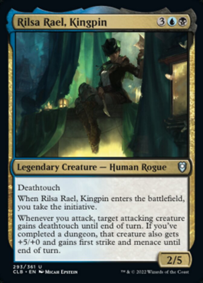 Rilsa Rael, Kingpin [Commander Legends: Battle for Baldur's Gate] | Silver Goblin
