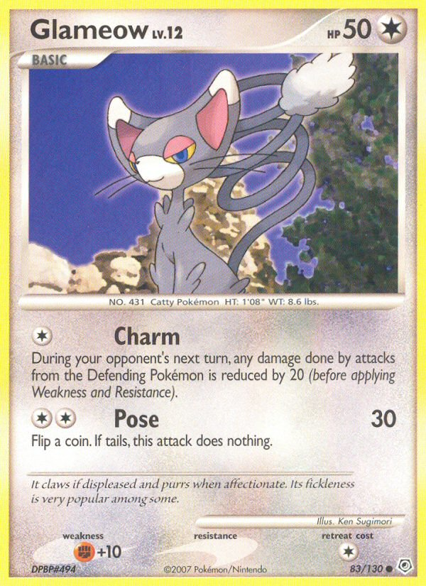 Glameow (83/130) [Diamond & Pearl: Base Set] | Silver Goblin