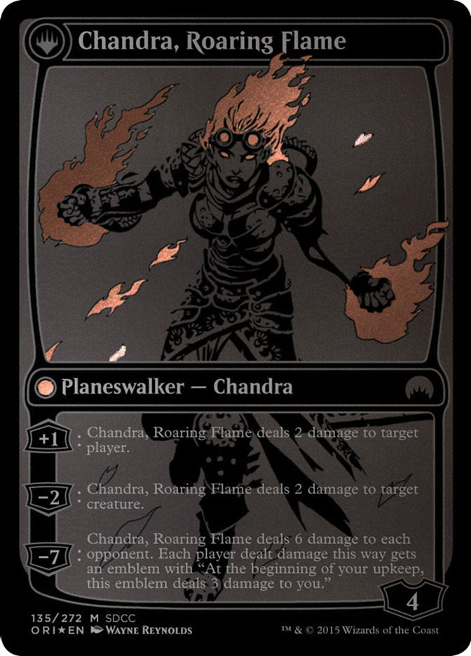 Chandra, Fire of Kaladesh // Chandra, Roaring Flame [San Diego Comic-Con 2015] | Silver Goblin