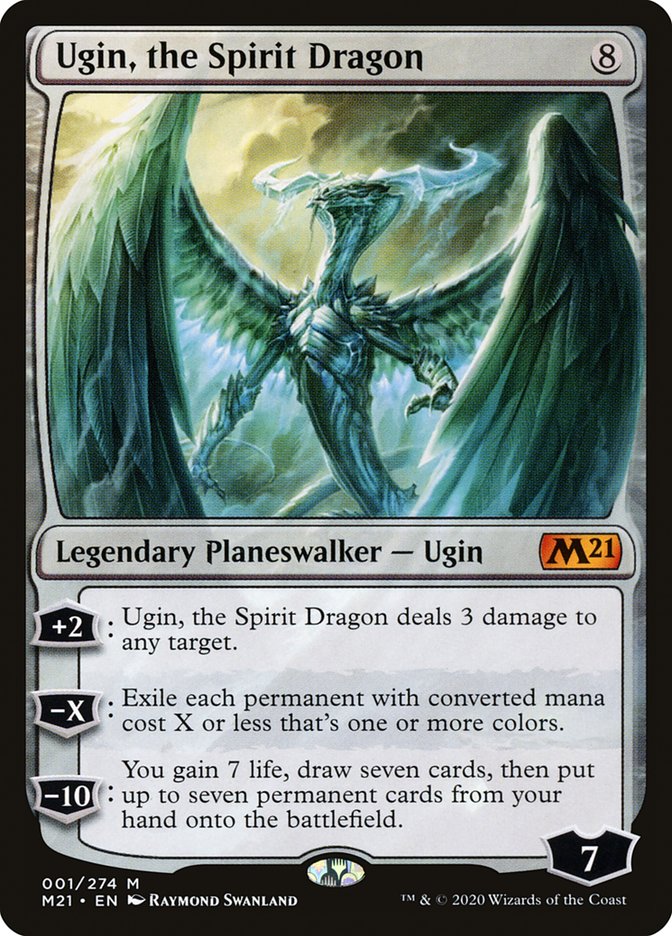 Ugin, the Spirit Dragon [Core Set 2021] | Silver Goblin
