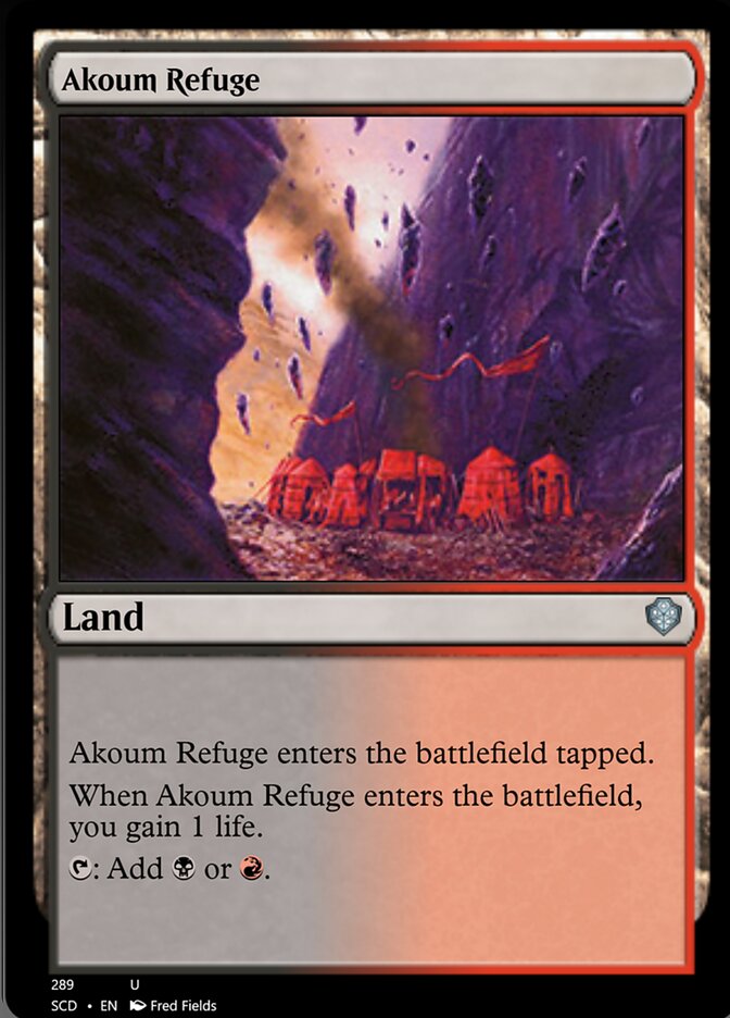 Akoum Refuge [Starter Commander Decks] | Silver Goblin