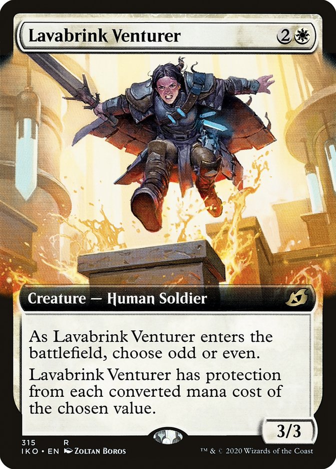 Lavabrink Venturer (Extended Art) [Ikoria: Lair of Behemoths] | Silver Goblin