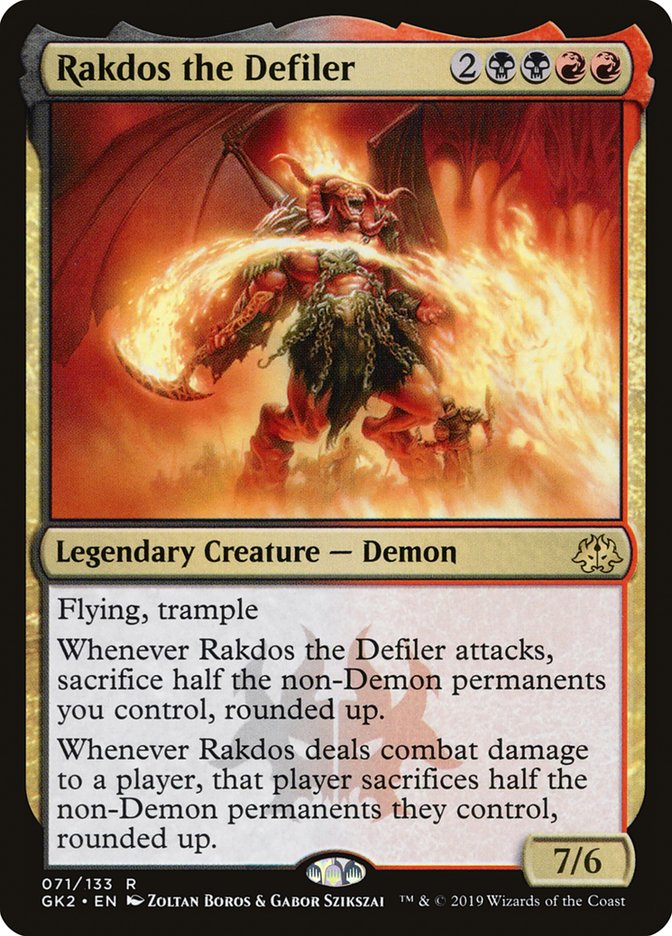Rakdos the Defiler [Ravnica Allegiance Guild Kit] | Silver Goblin