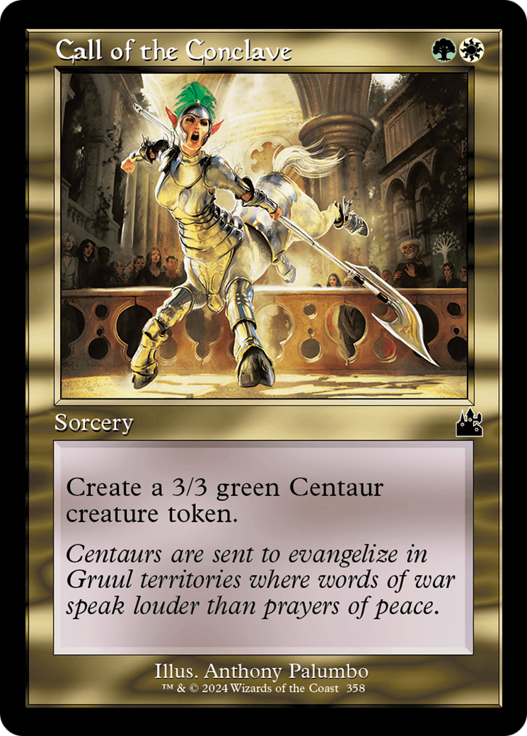 Call of the Conclave (Retro Frame) [Ravnica Remastered] | Silver Goblin