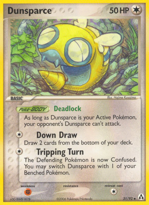 Dunsparce (31/92) [EX: Legend Maker] | Silver Goblin