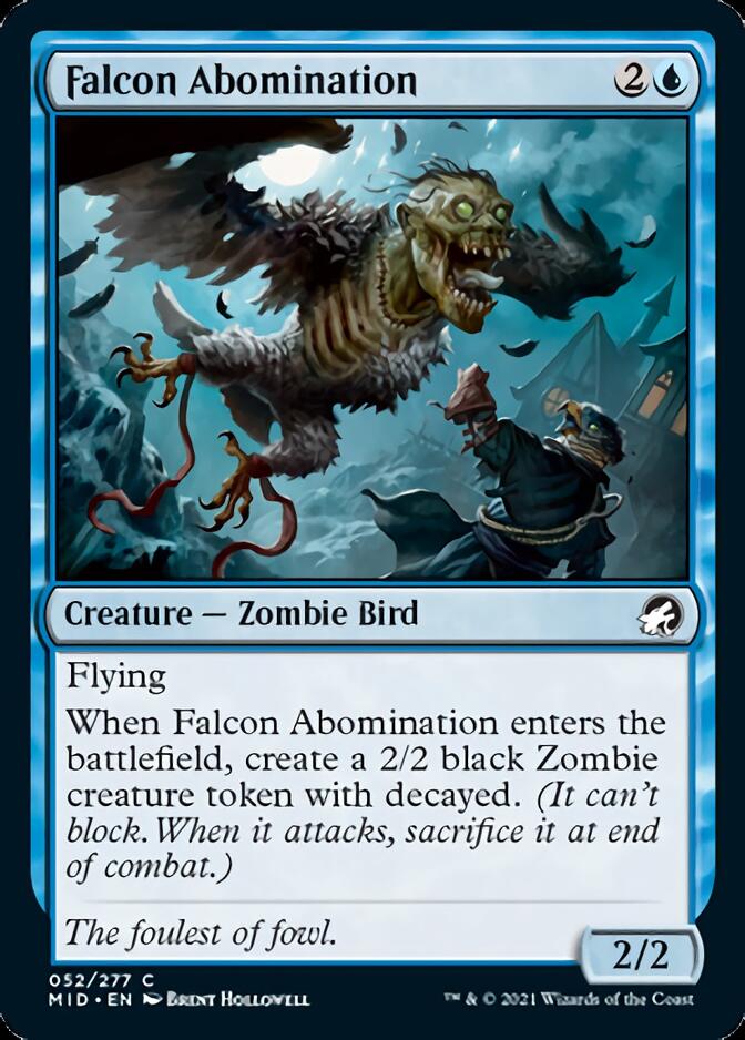 Falcon Abomination [Innistrad: Midnight Hunt] | Silver Goblin