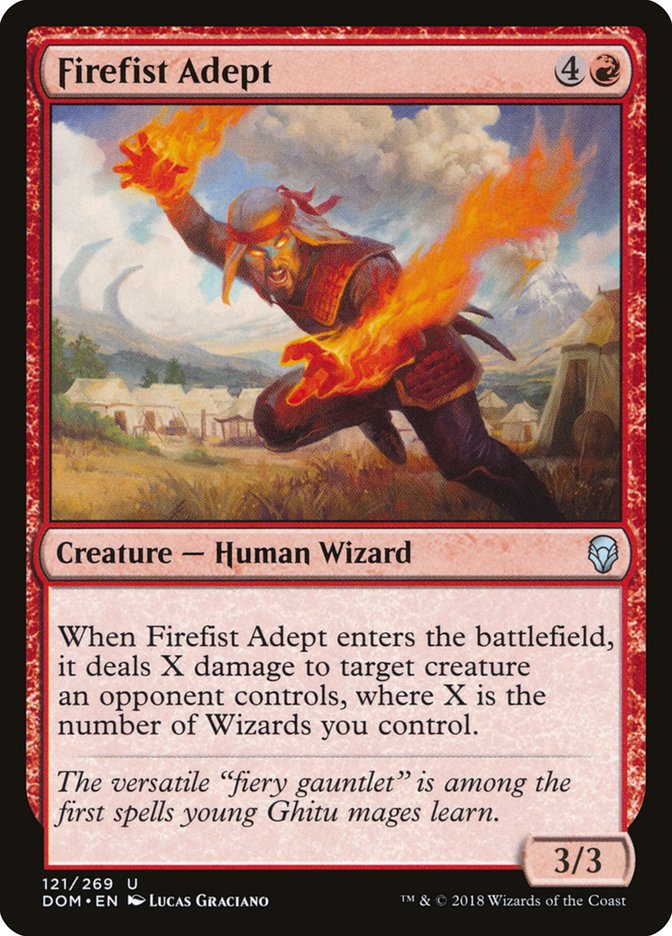 Firefist Adept [Dominaria] | Silver Goblin