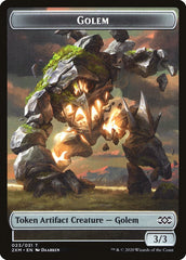 Ape // Golem Double-Sided Token [Double Masters Tokens] | Silver Goblin