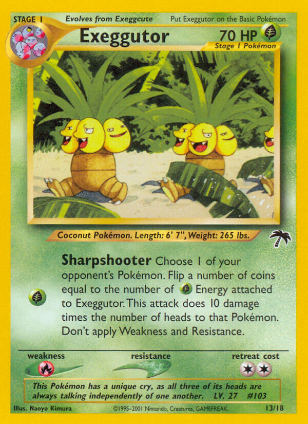 Exeggutor (13/18) [Southern Islands] | Silver Goblin