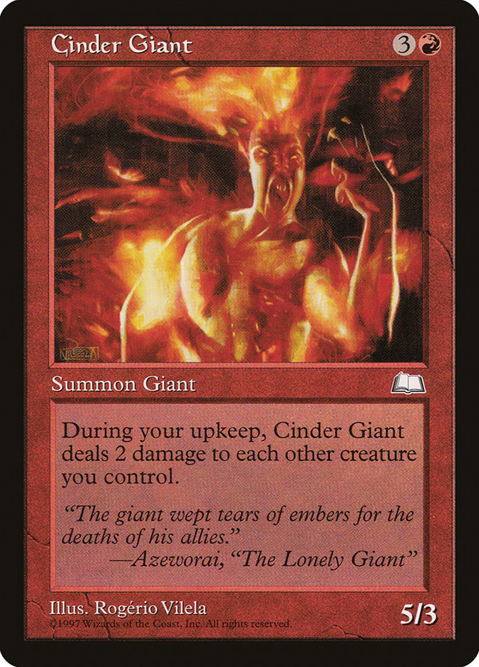Cinder Giant [Weatherlight] | Silver Goblin