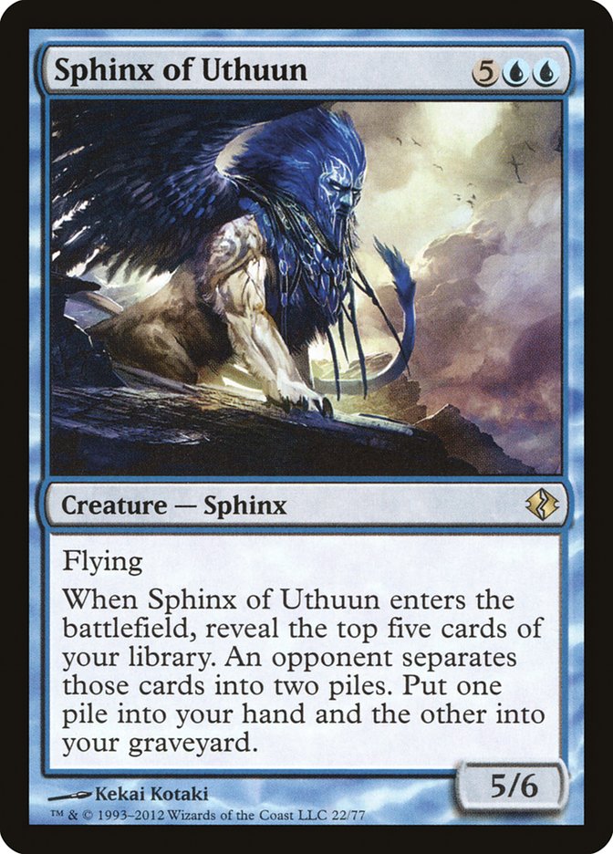 Sphinx of Uthuun [Duel Decks: Venser vs. Koth] | Silver Goblin