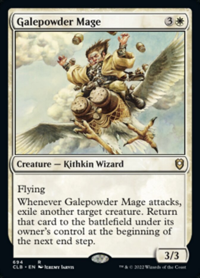 Galepowder Mage [Commander Legends: Battle for Baldur's Gate] | Silver Goblin