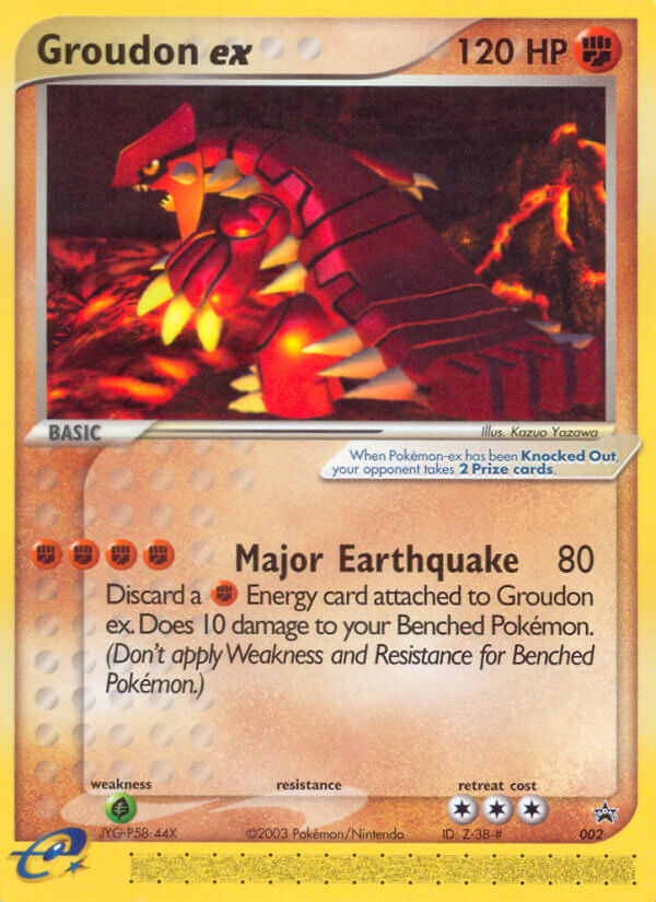 Groudon ex (002) [Nintendo: Black Star Promos] | Silver Goblin