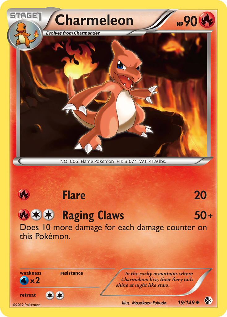 Charmeleon (19/149) [Black & White: Boundaries Crossed] | Silver Goblin