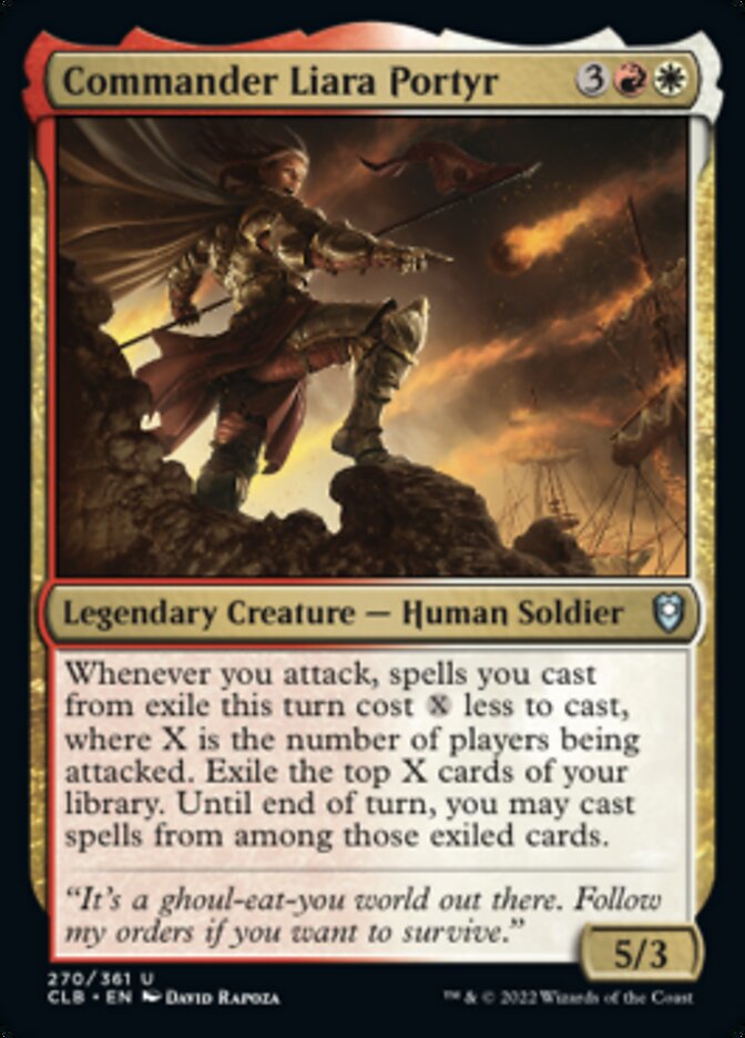 Commander Liara Portyr [Commander Legends: Battle for Baldur's Gate] | Silver Goblin