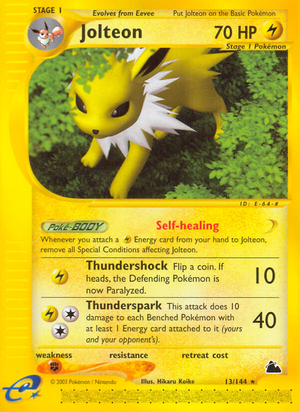 Jolteon (13/144) [Skyridge] | Silver Goblin