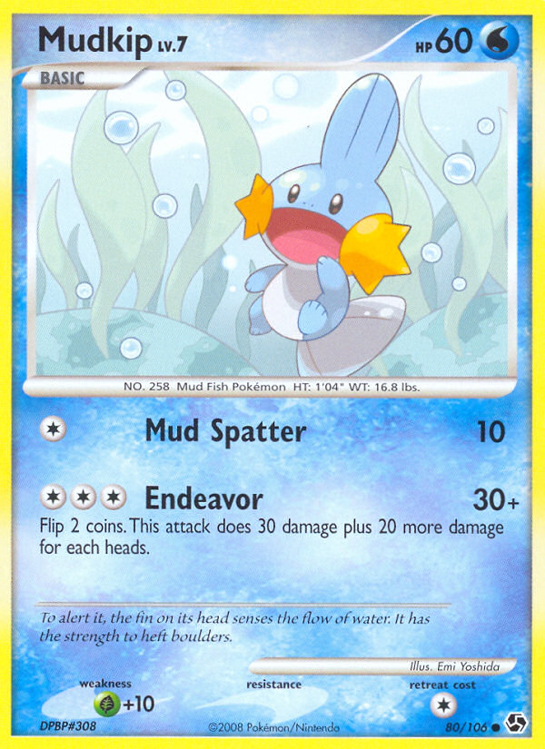 Mudkip (80/106) [Diamond & Pearl: Great Encounters] | Silver Goblin