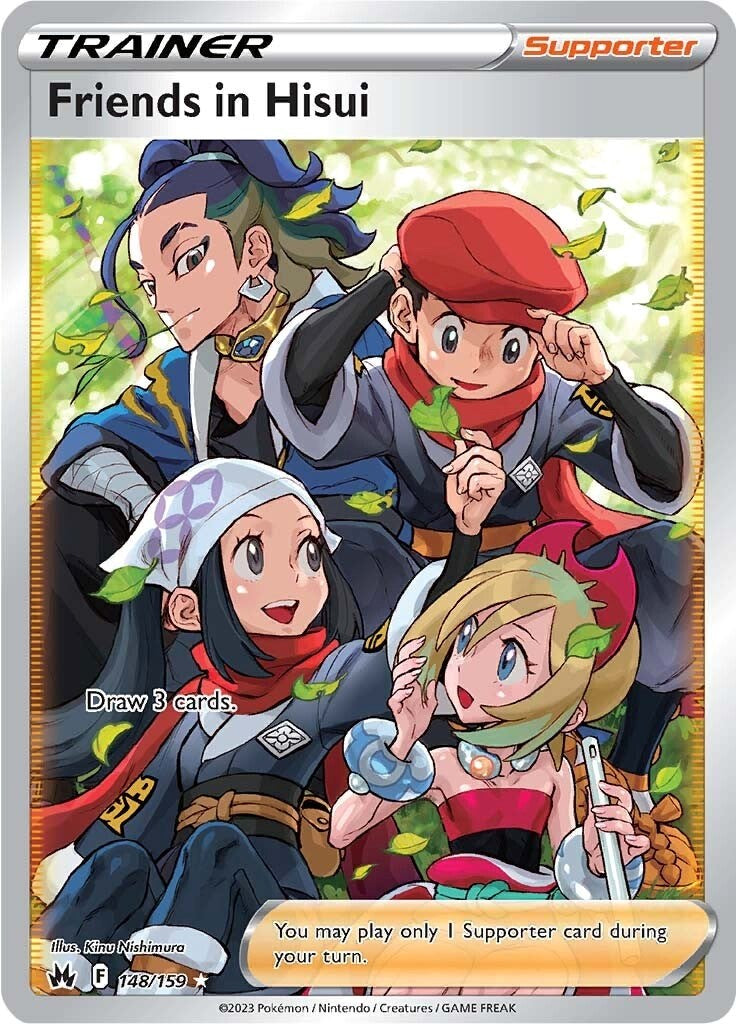 Friends in Hisui (148/159) (Full Art) [Sword & Shield: Crown Zenith] | Silver Goblin