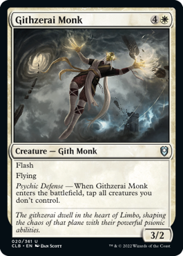 Githzerai Monk [Commander Legends: Battle for Baldur's Gate] | Silver Goblin
