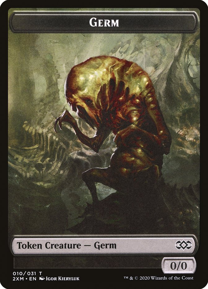 Eldrazi Spawn // Germ Double-Sided Token [Double Masters Tokens] | Silver Goblin