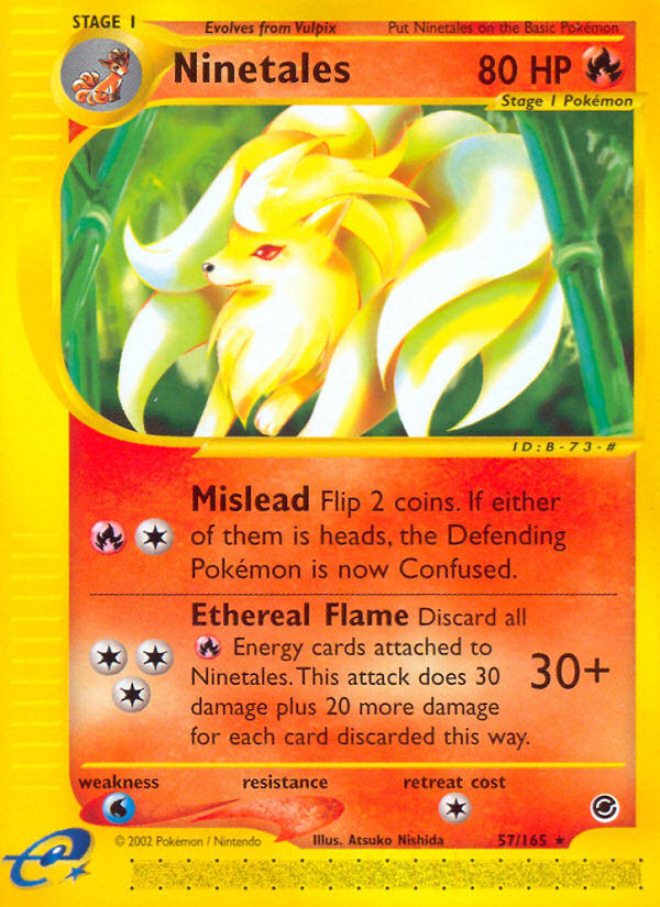 Ninetales (57/165) [Expedition: Base Set] | Silver Goblin