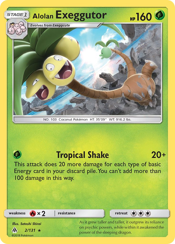 Alolan Exeggutor (2/131) (Theme Deck Exclusive) [Sun & Moon: Forbidden Light] | Silver Goblin