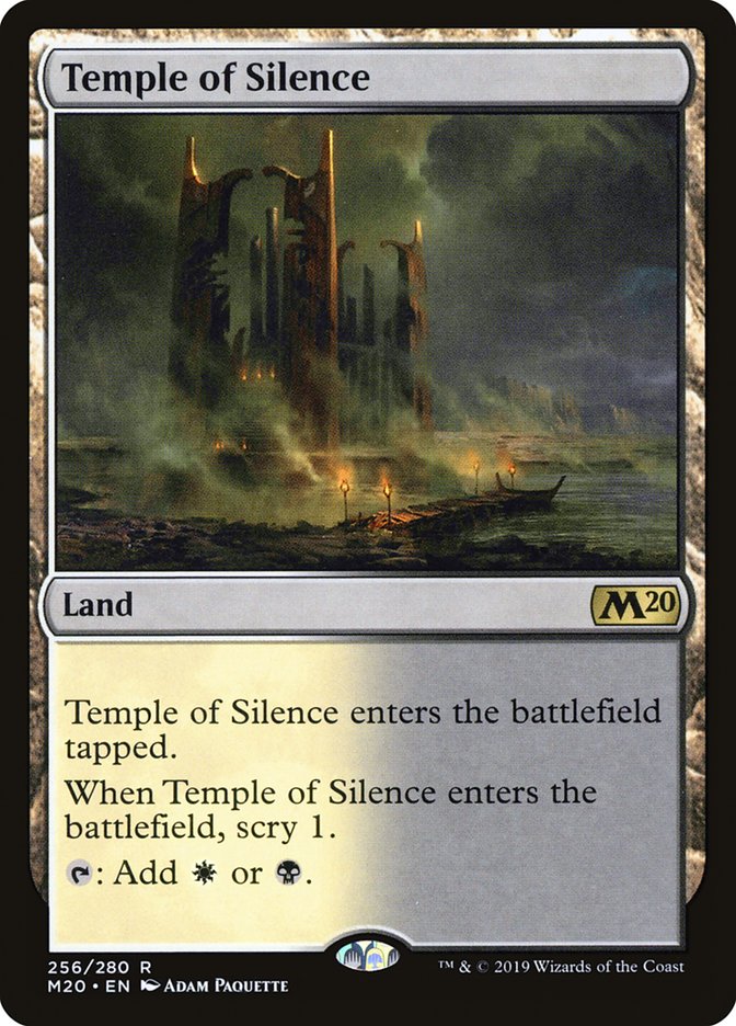 Temple of Silence [Core Set 2020] | Silver Goblin